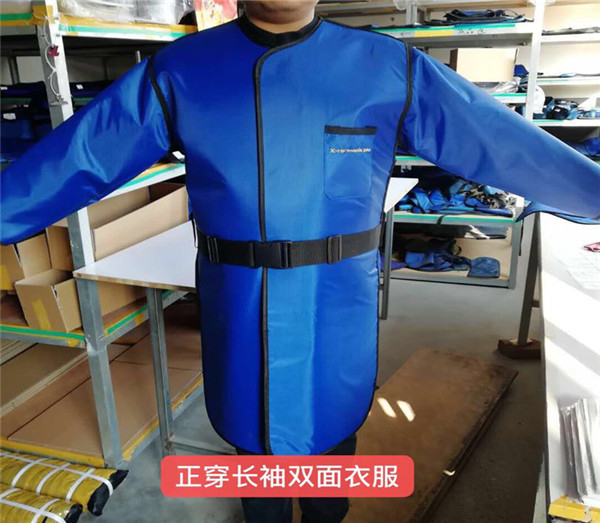 正穿长袖双面铅衣服